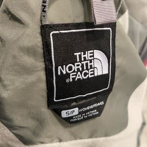 North Face ski jacket kit/combo, size small, pink/gray, both jackets included
